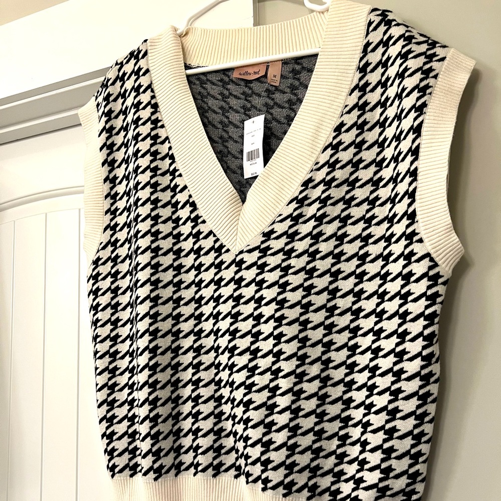 Buckles Willow Root Sweater Vest. Most Popular Trend Right Now!
